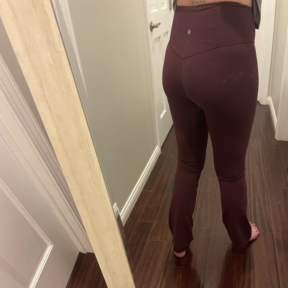 Athleta Salutation boot cut leggings in Cabernet - Picture 6 of 9